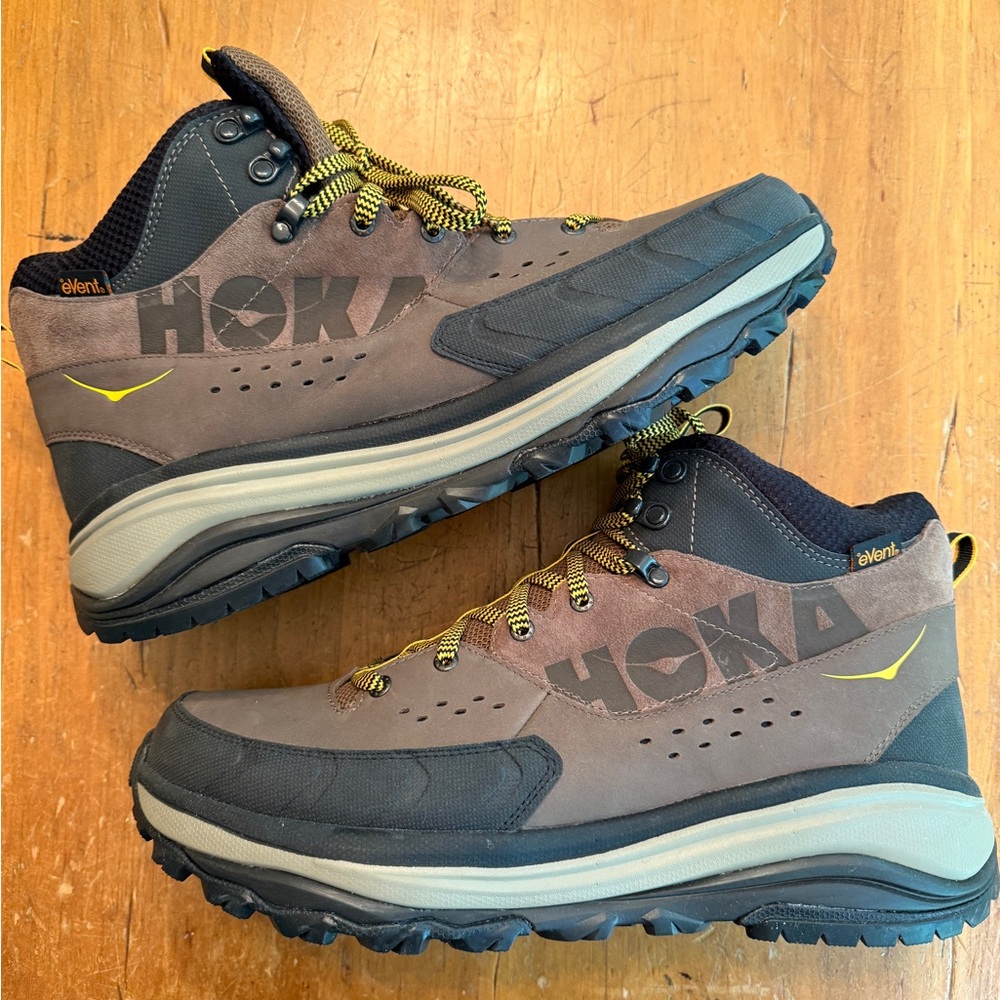 Hoka One One M Tor Summit Mid WP Brown Men’s 14 1008982 BGDR F10015L